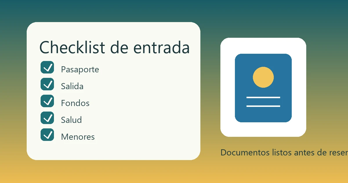 Documentos de viaje para revisar entrada a Costa Rica antes del vuelo
